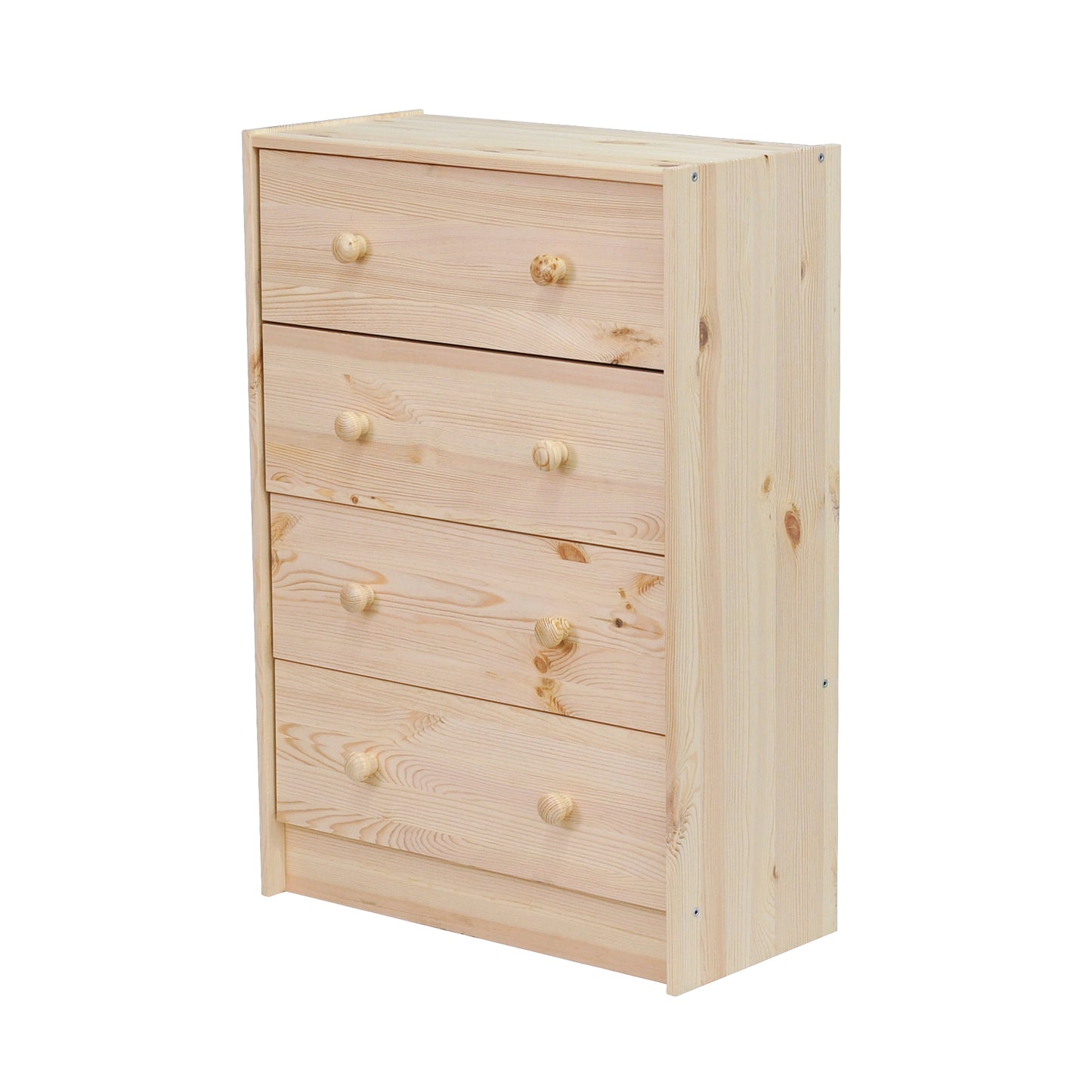 Kommode "Orskar" 90 cm, 4 Tücher, farblos