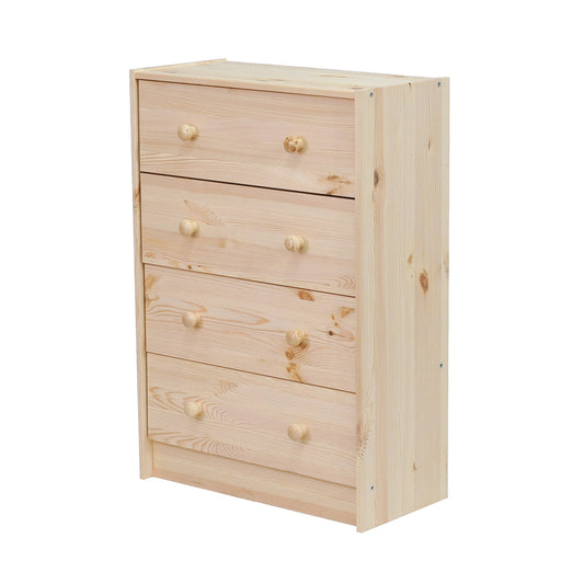 Kommode "Orskar" 90 cm, 4 Tücher, farblos