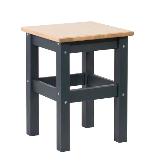Hocker 45 cm grau