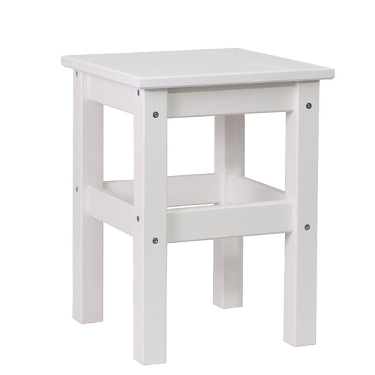 Hocker 45 cm weiß