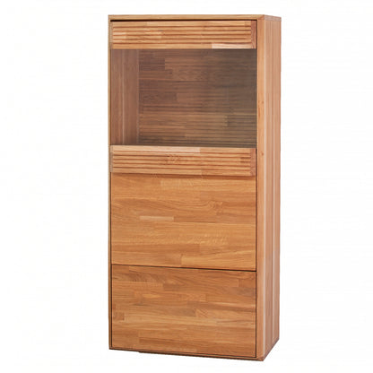 Eidjord-Schaufenster mit Beleuchtung, 130 cm Eiche