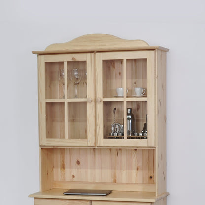 Zweitüriger Kleiderschrank Lena (oberer Teil des Sideboards), ohne Veredelung