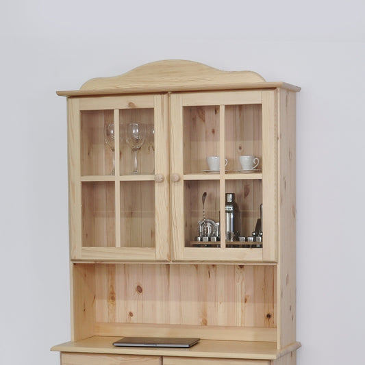 Zweitüriger Kleiderschrank Lena (oberer Teil des Sideboards), ohne Veredelung